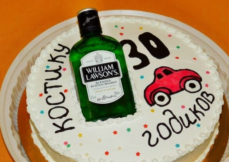 1. Этап. Креативный торт для мужчины: А для украшения снаружи можно воспользоваться вот такой идеей. Отличного праздника!