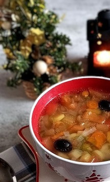 1. Этап. Новогодний минестроне: Красота и вкуснота!