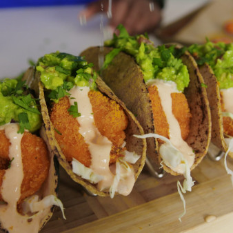 Gluten-Free Bang Bang Shrimp Tacos