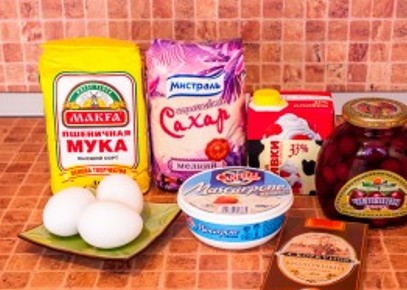 1. Этап. Вишневый пирог Наслаждение: 1. Вишня для пирога подойдет как свежая, так и замороженная. Из нее можно приготовить различные вкусные десерты. Один из них - вишневый пирог 