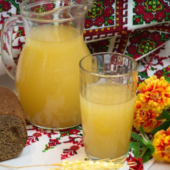 Квас из бородинского хлеба