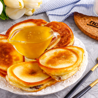 Оладьи с нутеллой