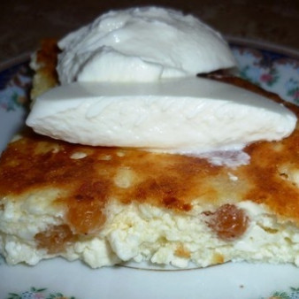 Запеканка из творога в мультиварке Панасоник