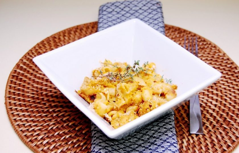 1. Этап. Тыквенные макароны: 5. Запекайте блюдо 35 минут при 200 градусах в духовке. Приятного аппетита!