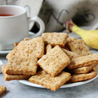Крекеры с бананом