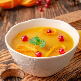 Паштет из куриной печени с апельсиновым желе