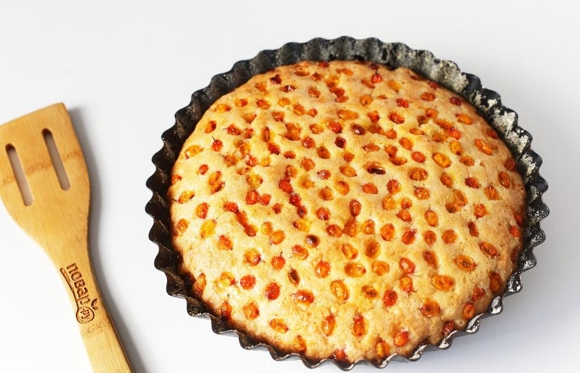 1. Этап. Кекс с облепихой: Кекс с облепихой готов.