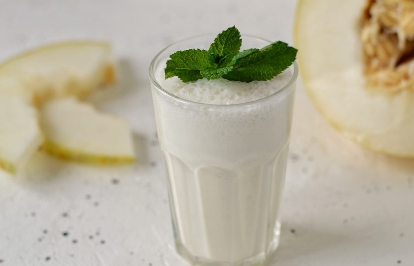 1. Этап. Дынный коктейль: Дынный коктейль готов, приятного аппетита!