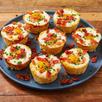 Cauliflower Hash Brown Egg Cups