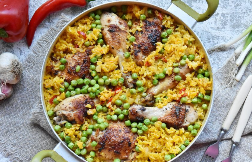 1. Этап. Курица по-кубински: Полноценное сытное и яркое блюдо готово!