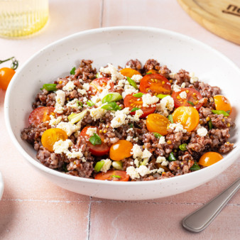 Салат из красного риса