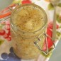 Pear jam with poppy seeds