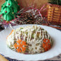 Салат Снежинка с курицей