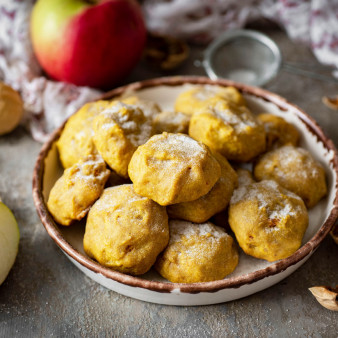 Творожно-тыквенное печенье