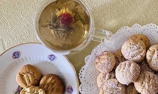 1. Этап. Миндальное печенье: Угощайтесь!! Всем приятного аппетита!