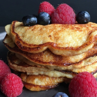 Оладьи с бананами