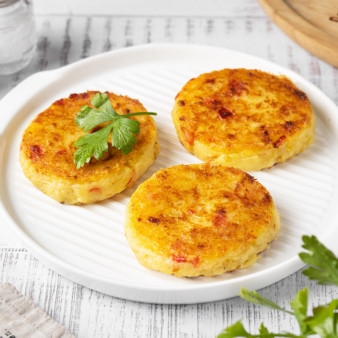 Котлеты из картофеля с перцем