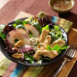 Chik'n, Pear, and Gorgonzola on Mesclun