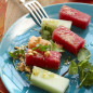 Burmese Melon Salad with Sesame-Ginger Vinaigrette
