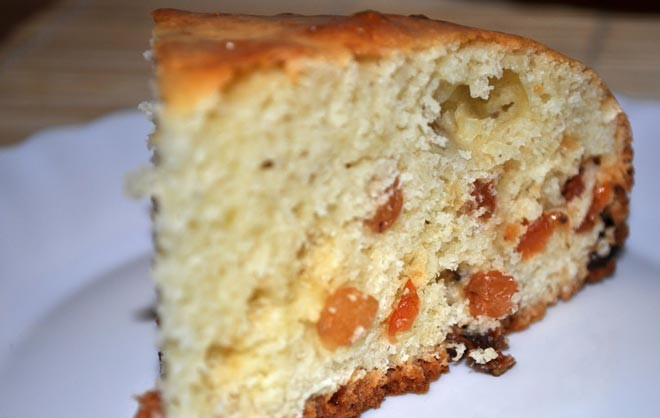 1. Этап. Манник на кефире в микроволновке: 4. Нарезаем манник на кусочки и подаем к столу в теплом или холодном виде!