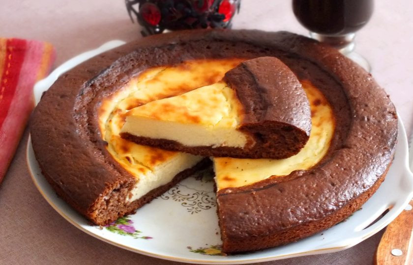 1. Этап. Шоколадная ватрушка с творогом: Приятного аппетита!