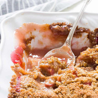 Rhubarb Crumble