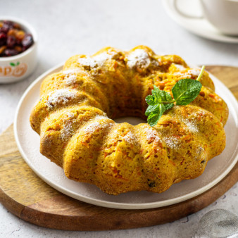 Веганский морковный кекс