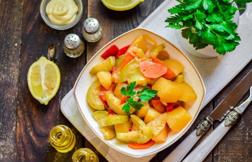 1. Этап. Овощное рагу с кабачками и перцем: Приятного вам аппетита!