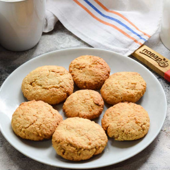 Овсяное печенье без сахара с медом