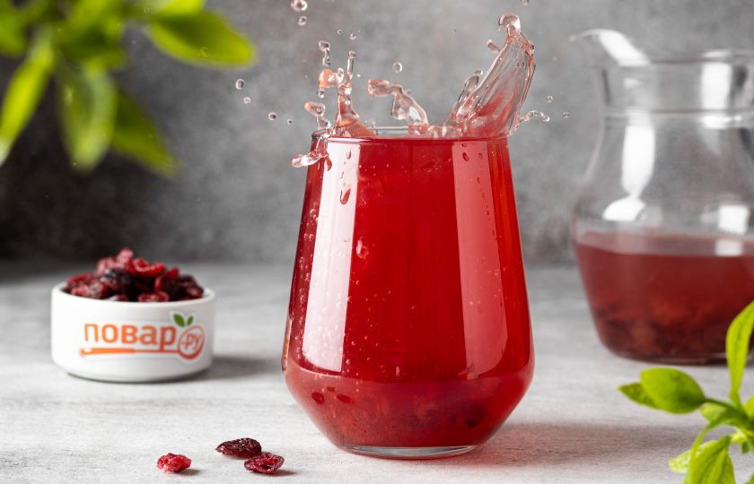 1. Этап. Компот из сушеной клюквы: Компот из сушеной клюквы готов!