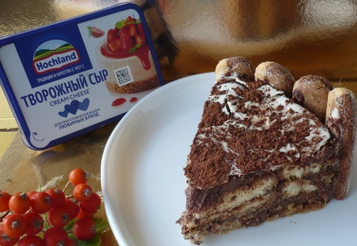 1. Этап. Леопардовый тирамису: Подавайте к столу и наслаждайтесь!