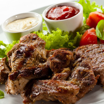 Шашлык из вырезки свинины