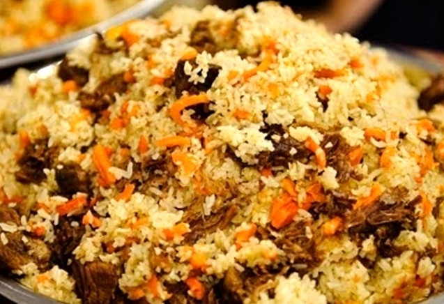 1. Этап. Узбекский плов в мультиварке: Выложить на блюдо и сразу подать на стол!