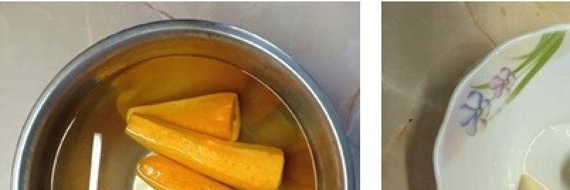 1. Этап. Подлива мясная: Почистить лук, морковь и чеснок.