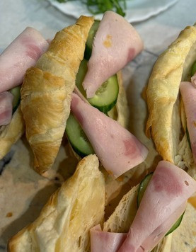 1. Этап. Сэндвич Мечта с ветчиной: Добавить ветчину