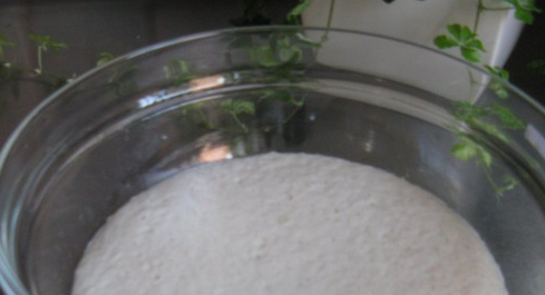 1. Этап. Пончики рецепт классический: Дрожжи с сахаром разведите в теплом молоке. Дождитесь появления 