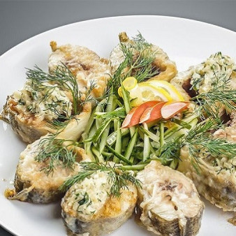 Жареная навага