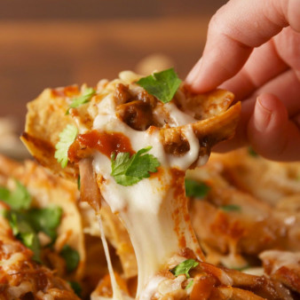 Chicken Pad Thai Nachos