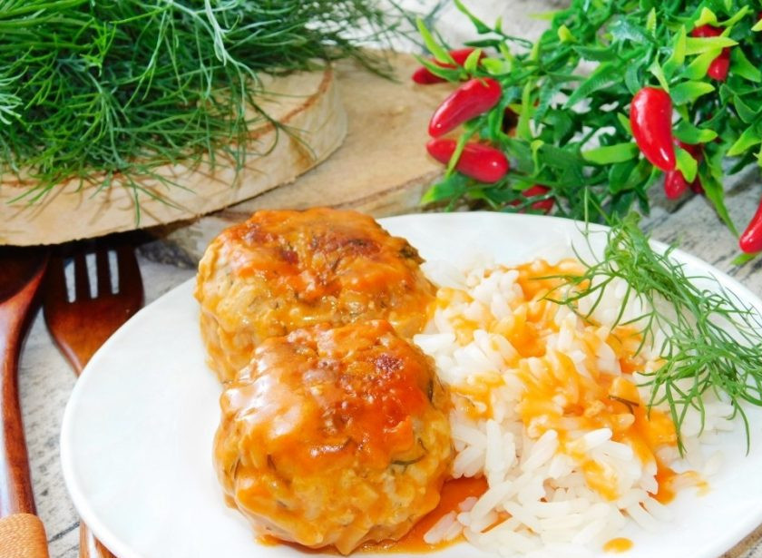 1. Этап. Тефтели с грибами в сливочно-томатном соусе: Приятного аппетита!