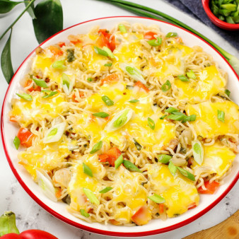 Лапша быстрого приготовления с сыром