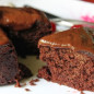 Шоколадный пирог без яиц в микроволновке