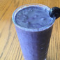 Banana Blueberry Peanut Butter Smoothie