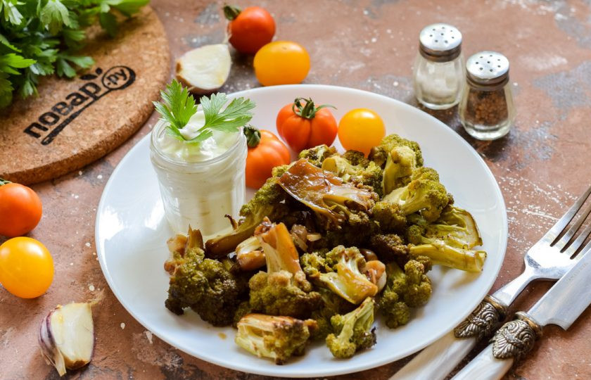 1. Этап. Брокколи с соевым соусом в духовке: Приятного аппетита!