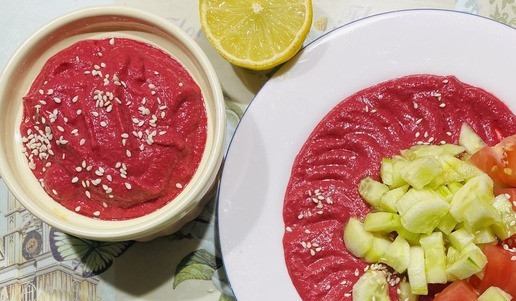 1. Этап. Свекольный соус с овощами: Угощайтесь! Приятного аппетита!!