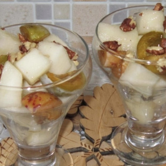 Диетический десерт на скорую руку