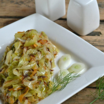 Тушеная квашеная капуста по-немецки