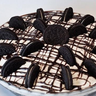 Пирог из крекеров и мороженого