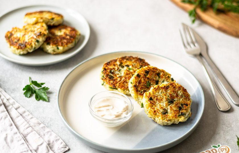 1. Этап. Оладьи из дайкона: Оладьи из дайкона готовы, приятного аппетита!