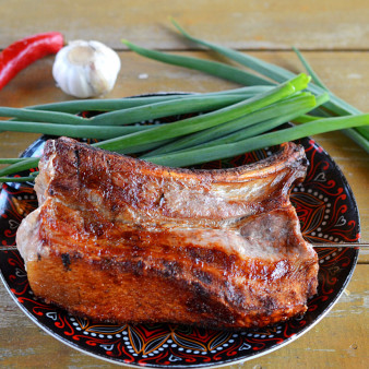 Шашлык на косточке из свинины