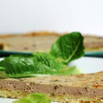 Пирог с куриной печенью